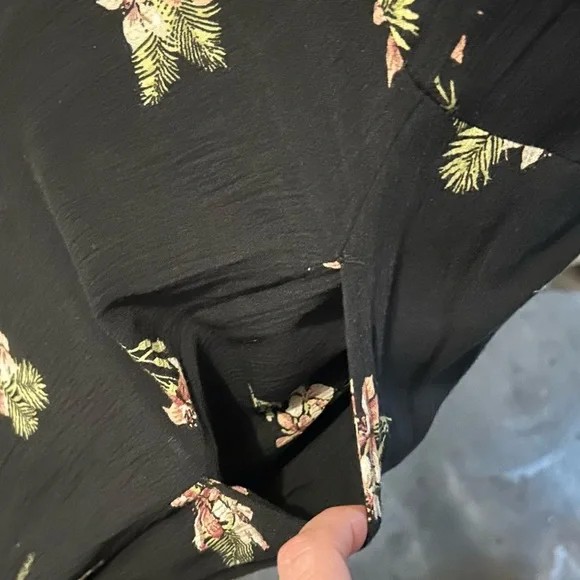 Volcom Black Floral Mini Dress - Picture 10 of 14